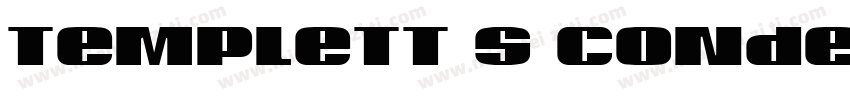 Templett S Condensed Bold字体转换